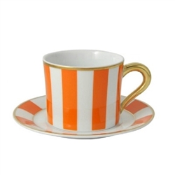 Bernardaud Galerie Royale Orange Tea Saucer Only