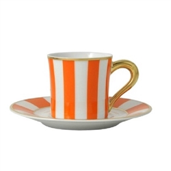 Bernardaud Galerie Royale Orange After Dinner Cup Only