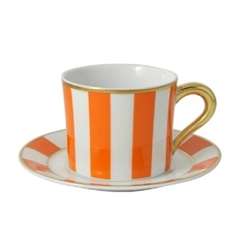 Bernardaud Galerie Royale Orange Tea Cup Only