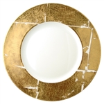 Bernardaud Gold Leaf Service Plate Large 12.5"