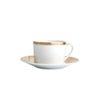 Bernardaud Gold Leaf Tea Cup  Luna Shape 5.75oz.