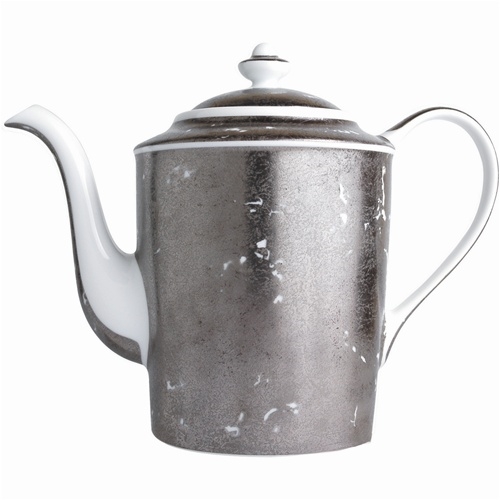 Bernardaud Silver Leaf Hot Beverage Server Coffee Pot 12 Cups