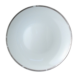 Bernardaud Silver Leaf Deep Round Dish 11.5"