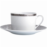 Bernardaud Silver Leaf Tea Cup Only