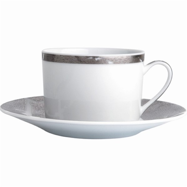 Bernardaud Silver Leaf Tea Cup Only