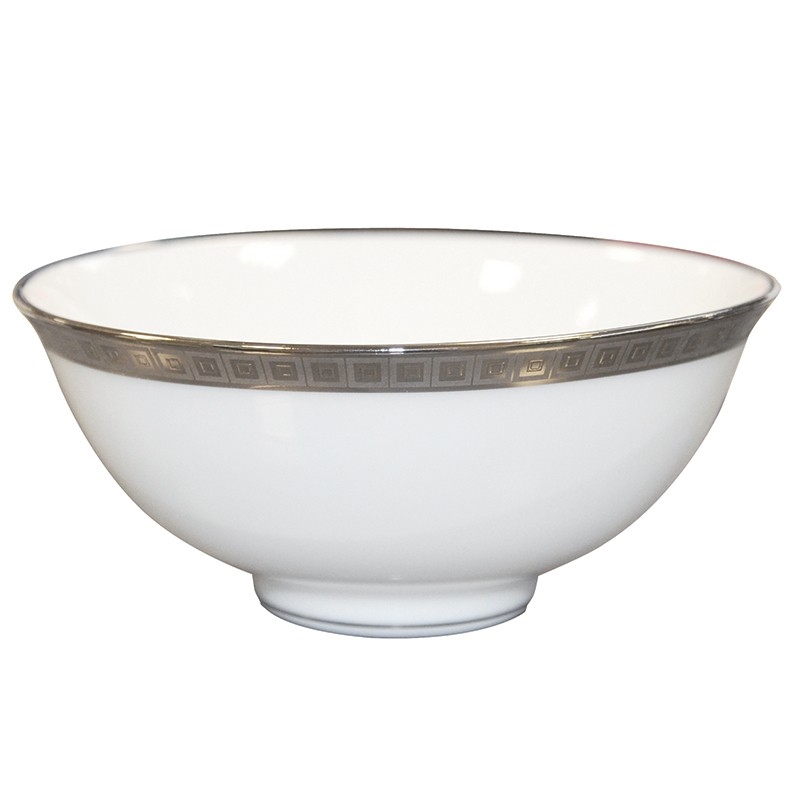 Bernardaud Athena Platinum Soup Bowl 4.3"