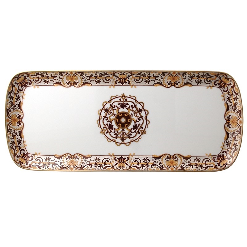 Bernardaud Boulle Cake Platter Rectangular