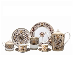 Bernardaud Boulle 5 Piece Place Setting