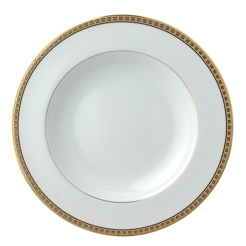 Bernardaud Athena Gold Rim Soup Plate