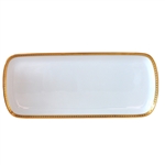 Bernardaud Athena Gold Cake Platter Rectangular