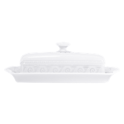 Bernardaud Louvre Covered Butter Dish Rectangular