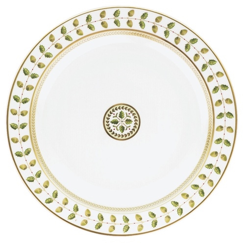 Bernardaud Constance Green Deep Round Dish