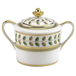 Bernardaud Constance Green Sugar Bowl