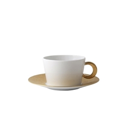 Bernardaud Ecume Gold Breakfast Saucer Only