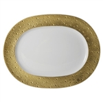 Bernardaud Ecume Gold Oval Platter