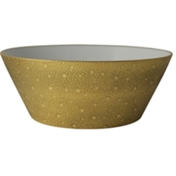 Bernardaud Ecume Gold Salad Bowl