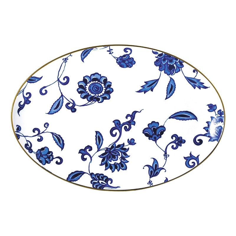 Bernardaud Prince Bleu Oval Platter