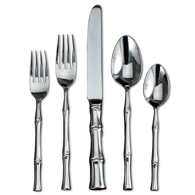 Ricci Argentieri Bamboo 5-Piece Flatware Place Set