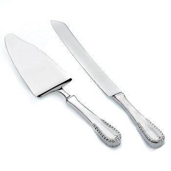 Ricci Argentieri Merletto 2-Piece Cake Knife And Server