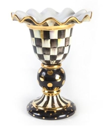 MacKenzie-Childs Courtly Check Stately Vase