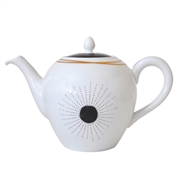 Bernardaud Aboro Teapot -1  2c Boule Shape