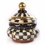 MacKenzie-Childs Courtly Check Small Canister