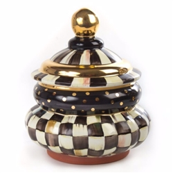 MacKenzie-Childs Courtly Check Small Canister