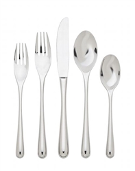 Ricci Argentieri Pallone Stainless 5pc. Flatware Service for 1