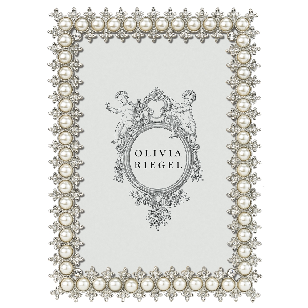 Olivia Riegel  Crystal & Pearl 4 x 6 Frame