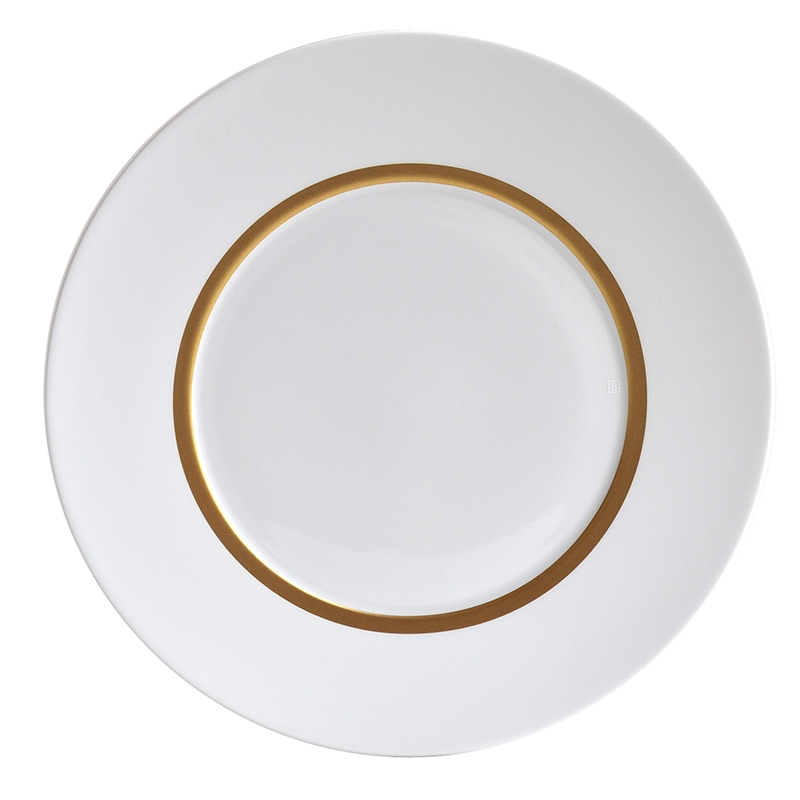 Bernardaud Limoges Cronos Gold Dinner Plate