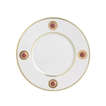 Bernardaud Ithaque Gold Moroccan Red Salad Plate