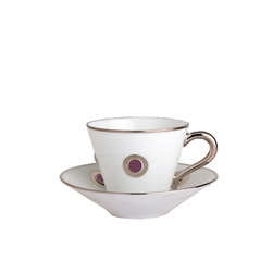 Bernardaud Ithaque Platinum Plum Cup Only