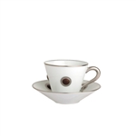 Bernardaud Ithaque Platinum Matte Brown Cup Only