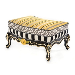 Mackenzie-Childs Queen Bee Ottoman