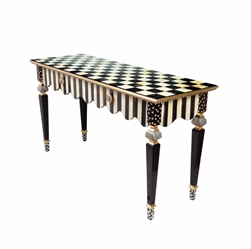 MacKenzie-Childs Courtly Stripe Console Table