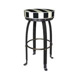 Mackenzie-Childs Flatiron Counter Stool Black