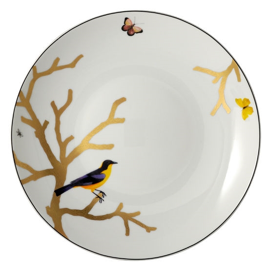 Bernardaud Aux Oiseaux Deep Round Dish