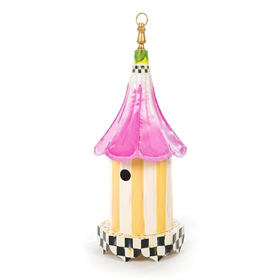 MacKenzie-Childs Morning Glory Iron Birdhouse