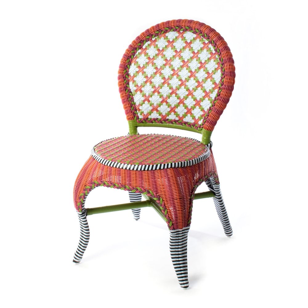 Mackenzie-Childs Breezy Poppy Outdoor Cafe Chair