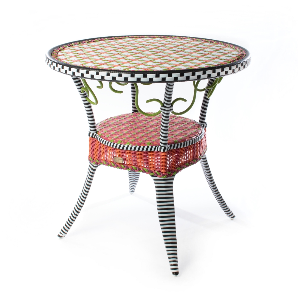 Mackenzie-Childs Breezy Poppy Outdoor Cafe Table