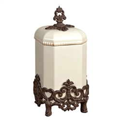 The GG Collection Provencial Cream Canister, Medium