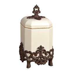 The GG Collection Provencial Cream Canister, Small 14"H