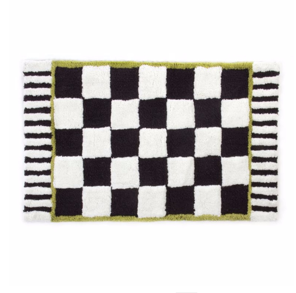 MacKenzie-Childs Courtly Check Bath Mat