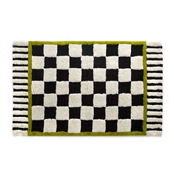 Mackenzie-Childs Courtly Check Bath Rug Large