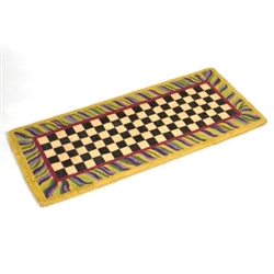 MacKenzie-Childs Courtly Check Double Door Entrance Mat