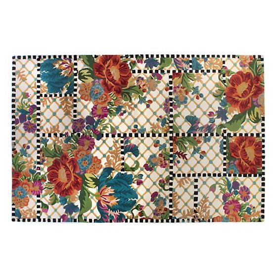 Mackenzie-Childs Flower Market Trellis Rug - 5' x 8'