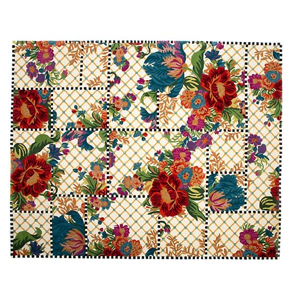 Mackenzie-Childs Flower Market Trellis Rug - 8' x 10'