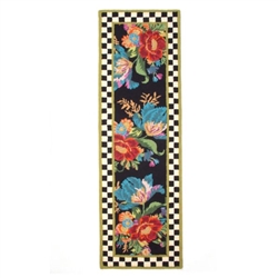 MacKenzie-Childs Flower Market Rug 2.5' X 8' Runner