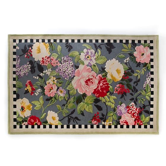 MacKenzie-Childs Tudor Rose Rug - 5 Ft. X 8 Ft.