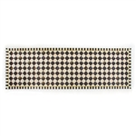 MacKenzie-Childs Courtly Check Vinyl Floor Mat - 2 Ft. 6 in. X 8 Ft. Runner